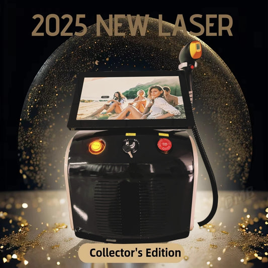 Laser Hair Removal Machine, 3 wave Ice Titanium, Painless Permanent Device for Professional Salon Depilator 808nm Diode