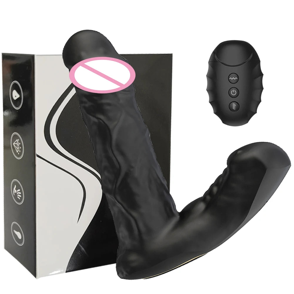 Wireless Remote-Control Simulation, Dildo Vibration, Massager Female Clitoris, G point, Anal Stimulation Adult Sex Toy for Women