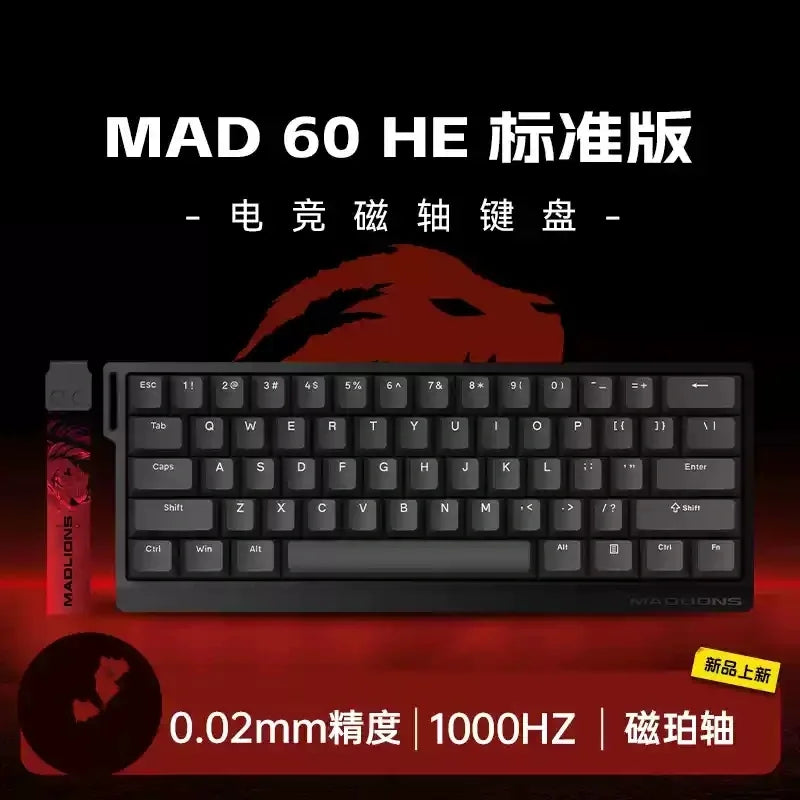 Magnetic Switch Keyboard Wired Gaming Keyboard Hot Swap Rapid Trigger Custom Keyboard PC Gamer Accessories