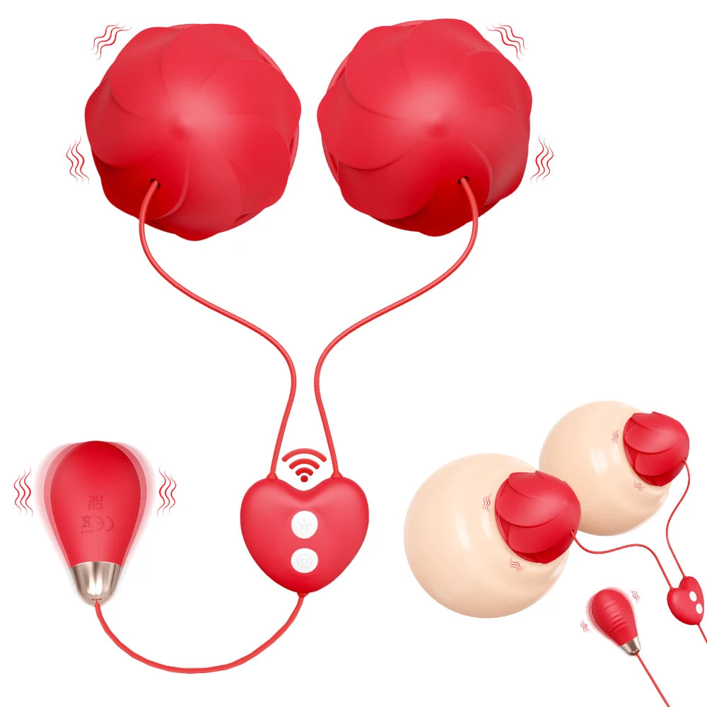 Nipple Clip Toys, Stimulator Vagina, Vibration Masturbation Tools for Women Vibrator Sex Games Couple Adult Erotica Product Toys