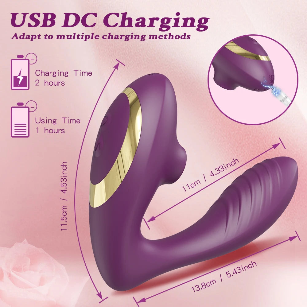 Powerful Sucker Clitoris Vibrator For Women, Clit Clitoral Sucking Vacuum, Stimulator G-Spot Dildo Vibrating Adults Sex Toys Goods
