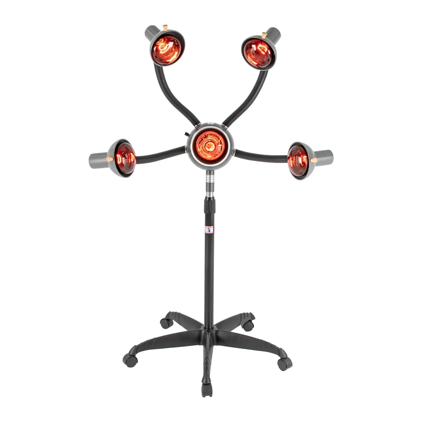 5 Head Infrared Light Heat Therapy Red Lamp Salon Hair Perming Dyeing Styling