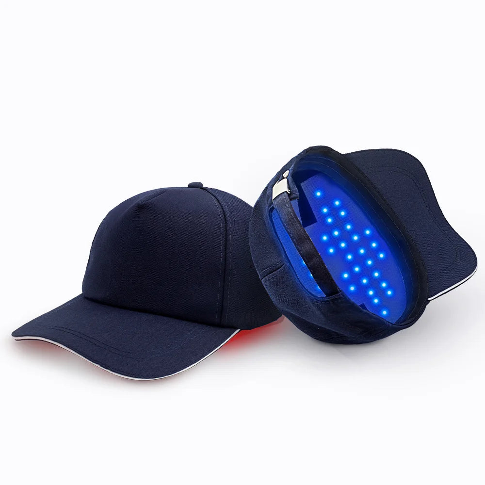 Red Light Therapy Hair Growth Cap, Capacete LED Light Haircare Therapy Hair Grow Light Activate Hair Follicles Led Lights 650nm