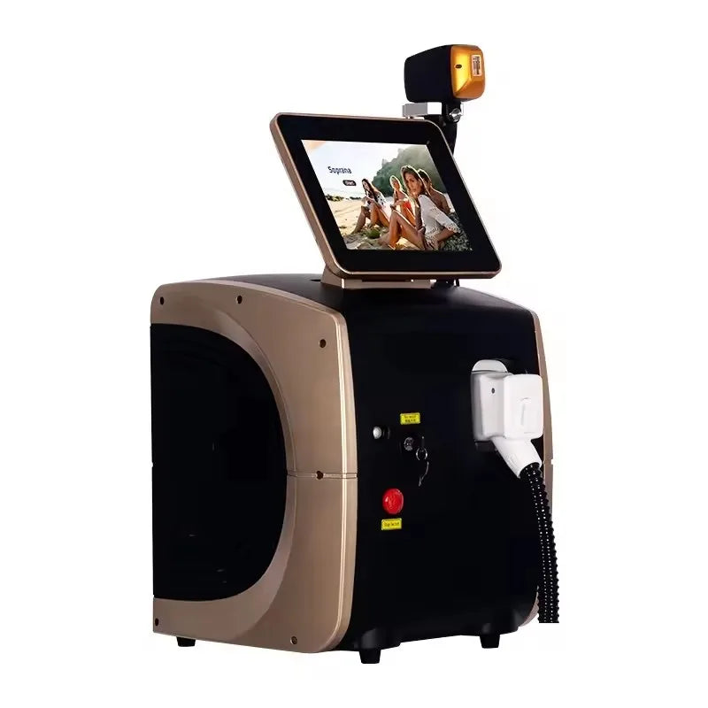 2026 emttneo Diode Laser Hair Removal Machine 4 Wavelengths Alexandrite Ice Cooling Permanent Hair Remover Salon Home Use