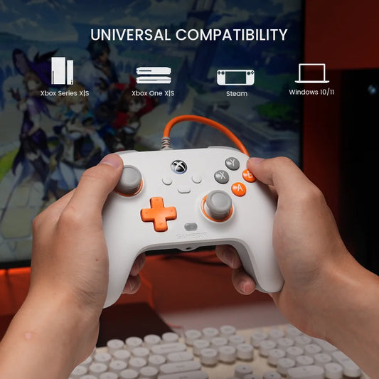 T7 Xbox Gaming Controller Wired Gamepad for Xbox Series X, Xbox Series S, Xbox One, with Hall Effect Joystick Trigger