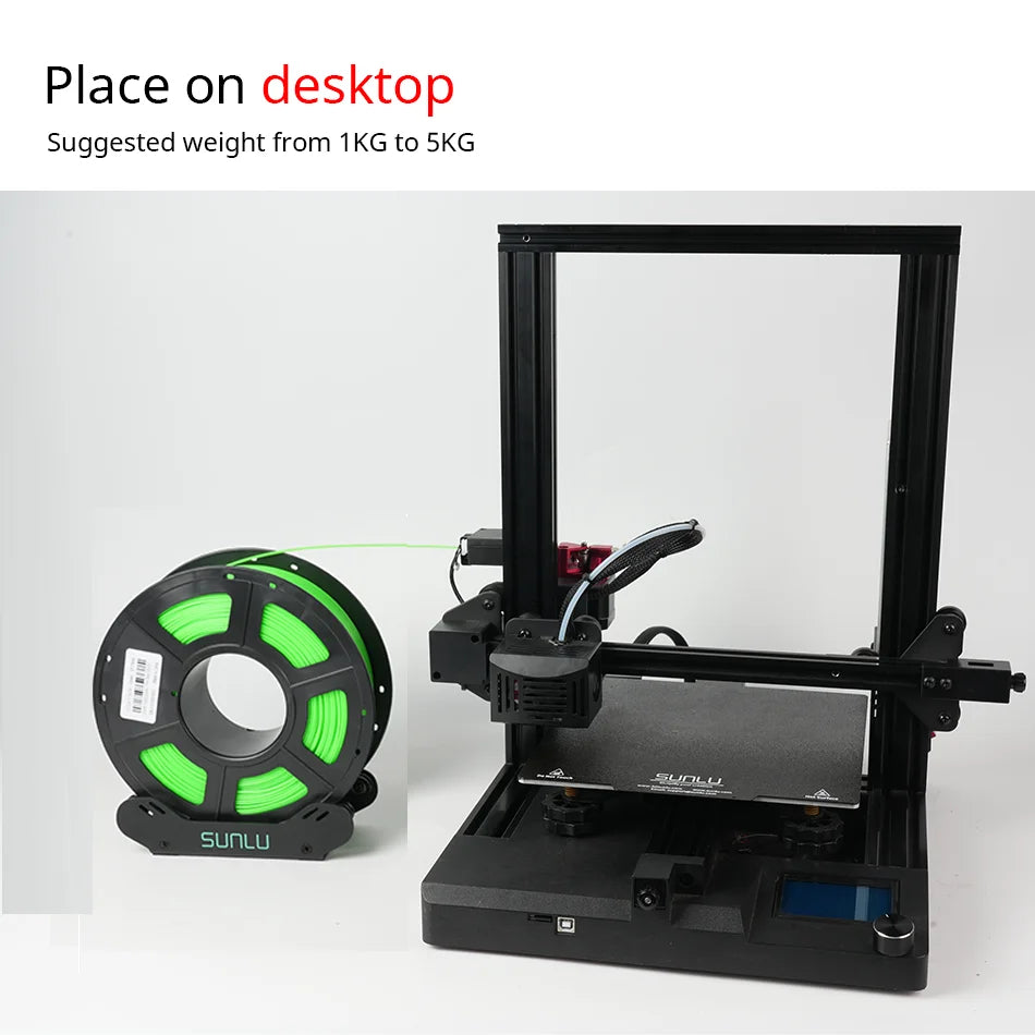 3D Printer Filament Holder, Precision Adjustable 3D Filament Mount Rack Adaptive for 1KG/2KG/5KG Spool