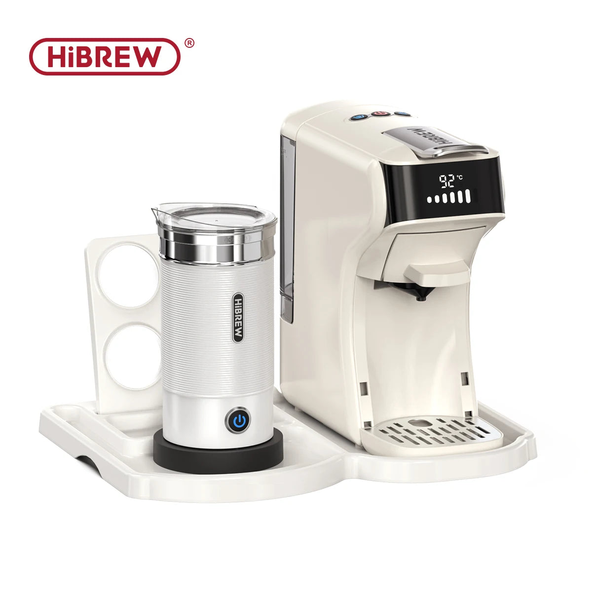6in1 Capsule Coffee Machine, Hot/Cold Multiple Espresso, Cafeteria Cappuccino Coffee Maker, Dolce Gusto Nespresso Powder