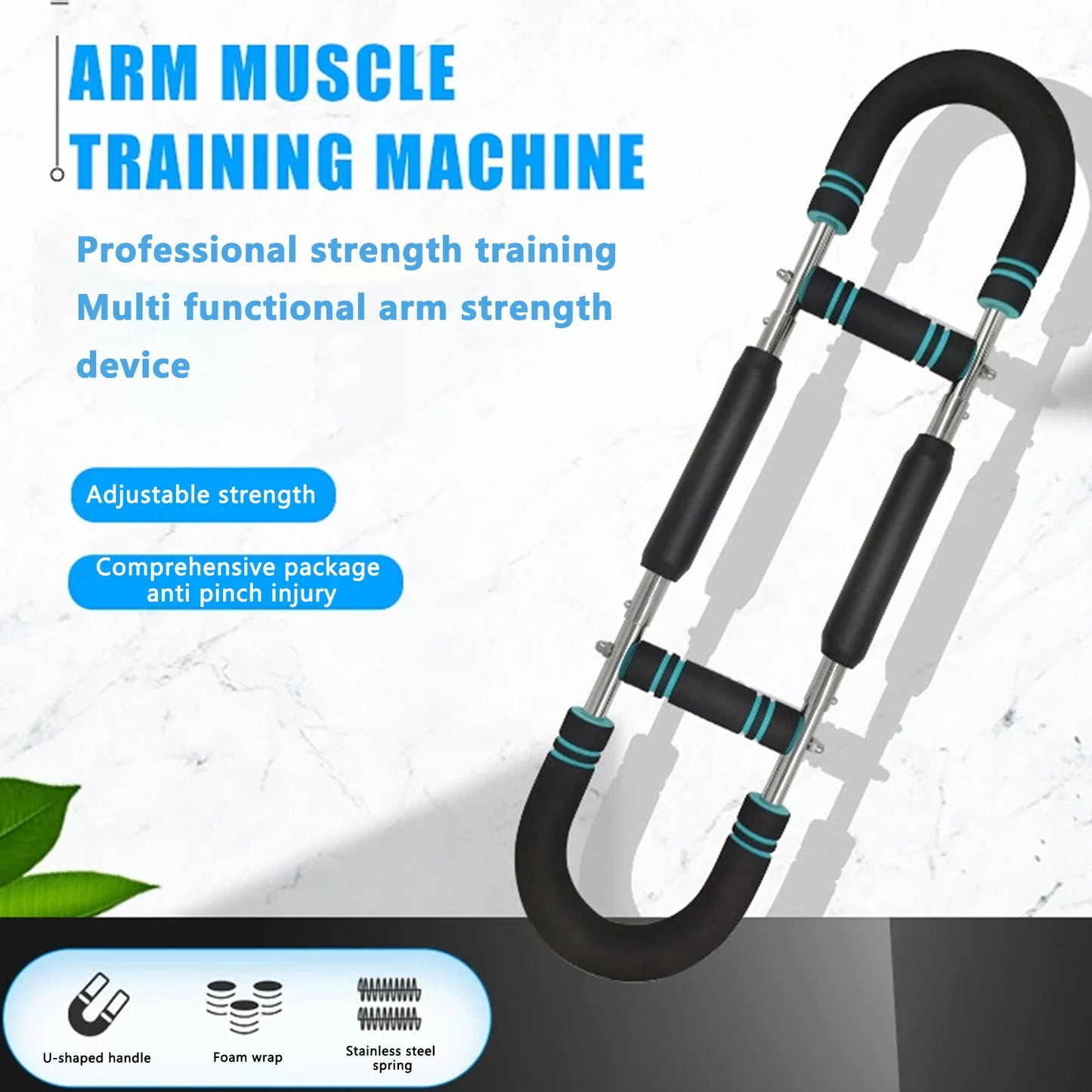 u shape Hand Gripper, Twister Arm, Trainer Power, Twister Bar Fitness Equipment for Men and Women Home Workout