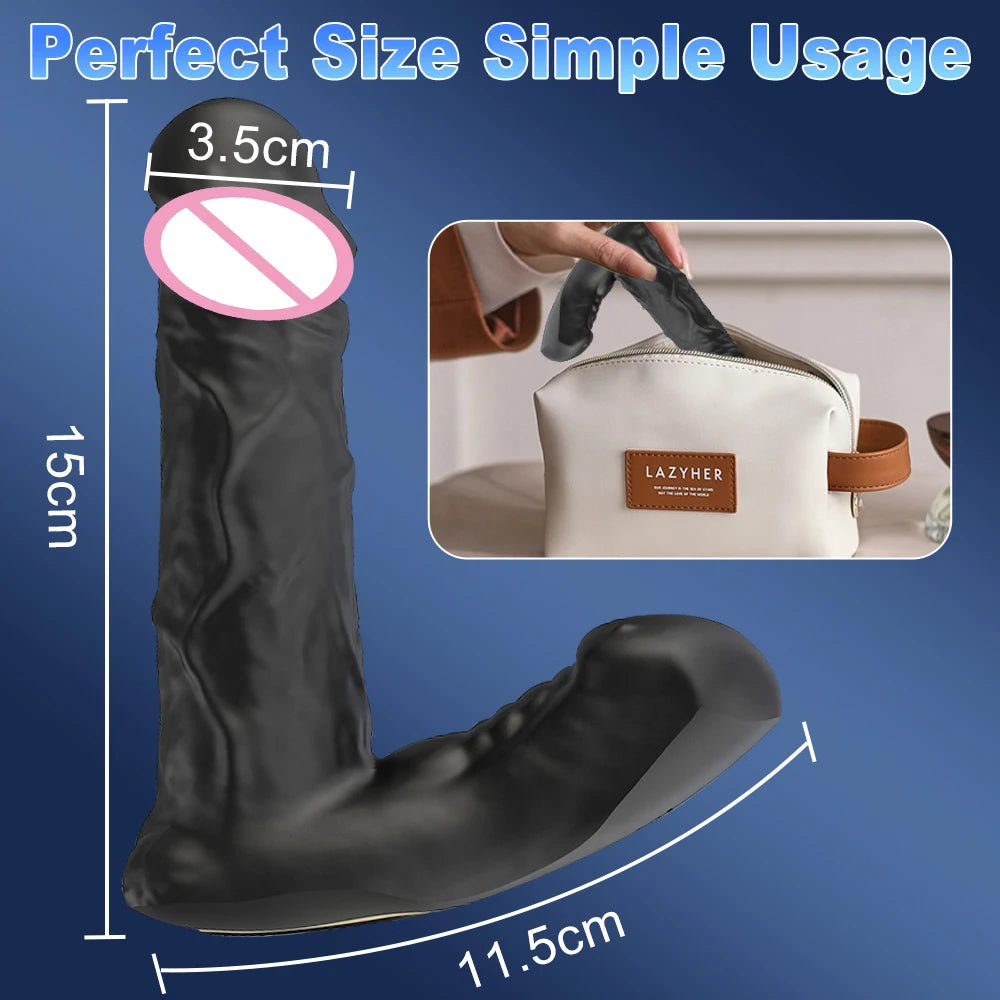 Wireless Remote-Control Simulation, Dildo Vibration, Massager Female Clitoris, G point, Anal Stimulation Adult Sex Toy for Women