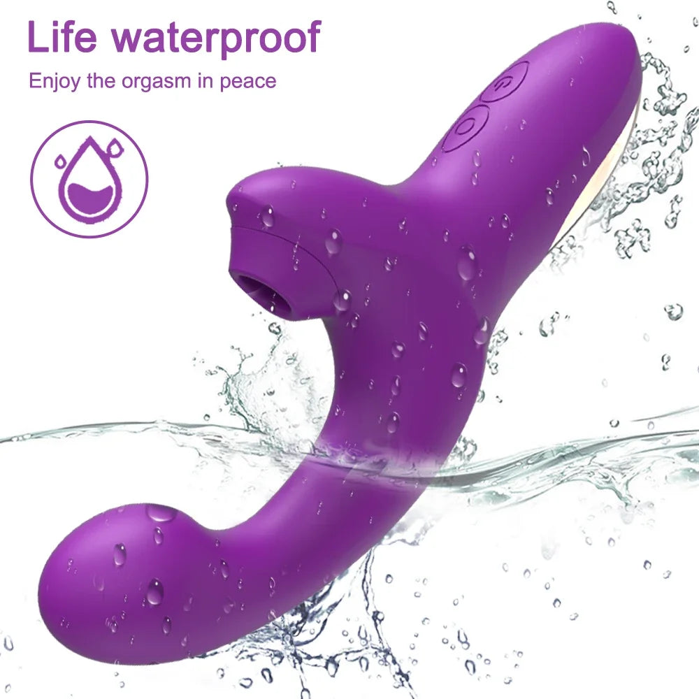 Sex Toy G Spot, Sucking Vibrator for Women, Clitoris Stimulator Vibration Dildo Vibrator Penetration Vagina Vibrator Toys