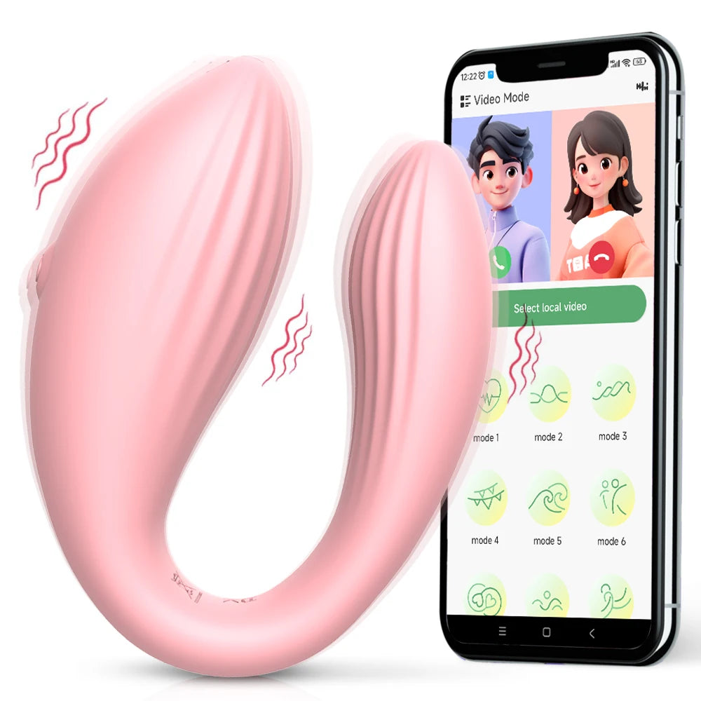 APP Remote Control, Vibrator Egg for Female, G Spot Stimulator, Dildo Vibrator, Wireless Bluetooth Wearable Panties Adult Sex Toy