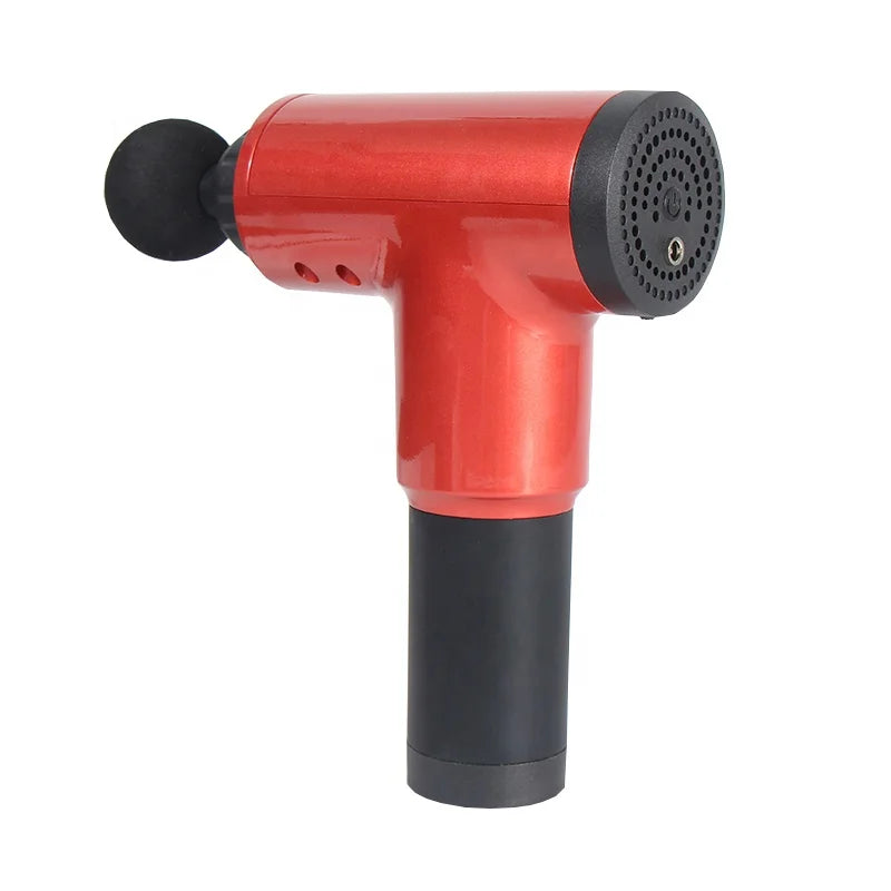 Electric Fascial Massage Gun, Muscle Massager For Pain 6 Adjustable Levels 4 Massage Heads, Neck And Back Massager