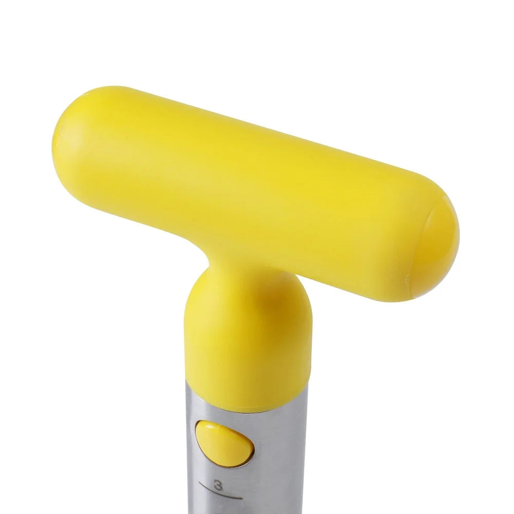 10 Inch Pineapple Corer Stainless Steel Slicer Ergonomic Handle Fruit Cutter Pineapple Peeler Kitchen Gadget Easy Coring