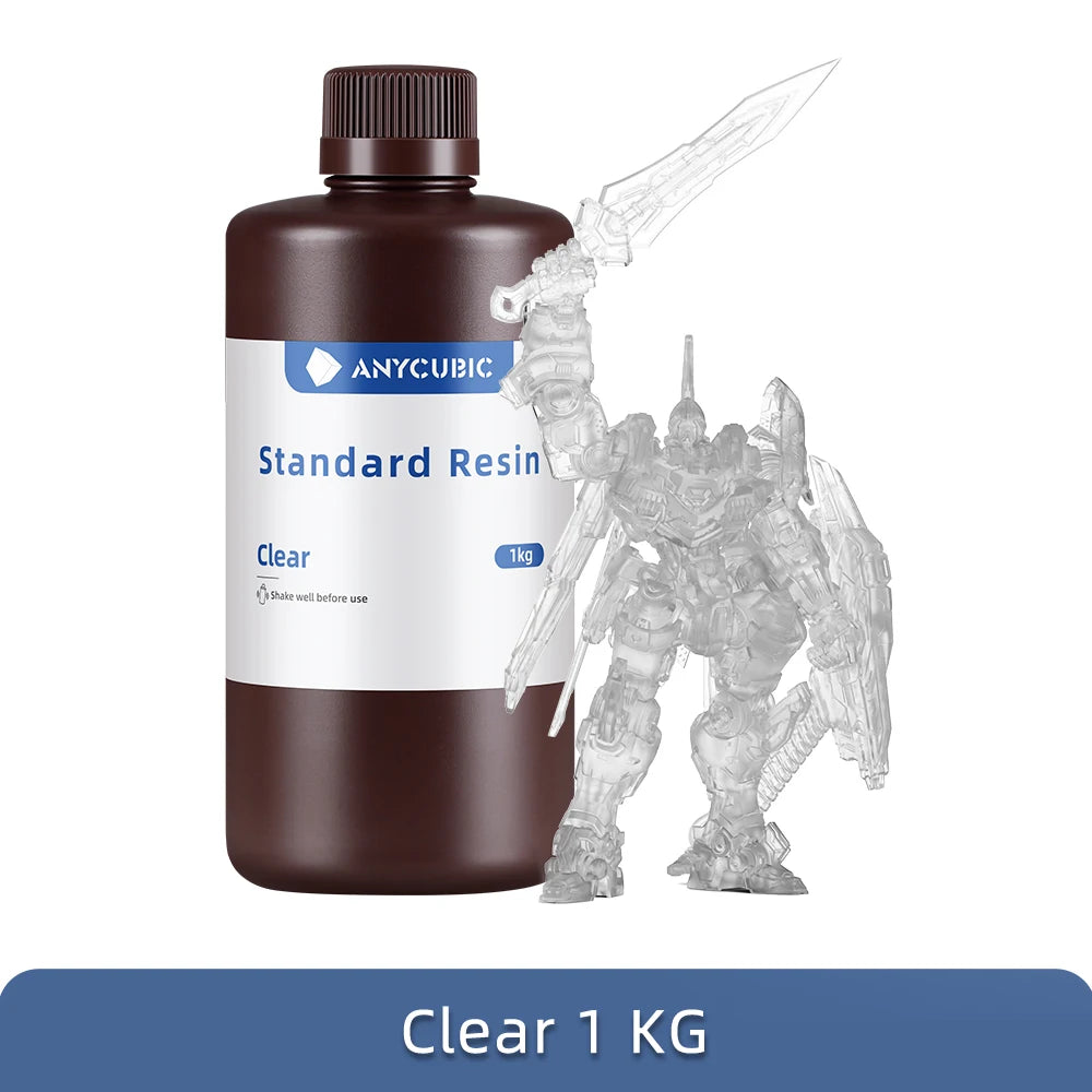UV Resin for 3D Printer, Liquid Photopolymer 405nm, Standard Resin 3D Printer, Printing Materials For LCD Photon Mono