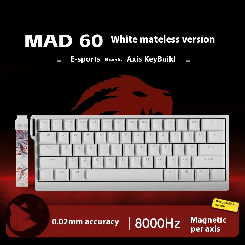Magnetic Switch Keyboard Wired Gaming Keyboard Hot Swap Rapid Trigger Custom Keyboard PC Gamer Accessories