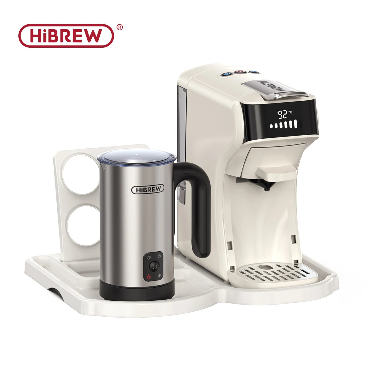 6in1 Capsule Coffee Machine, Hot/Cold Multiple Espresso, Cafeteria Cappuccino Coffee Maker, Dolce Gusto Nespresso Powder