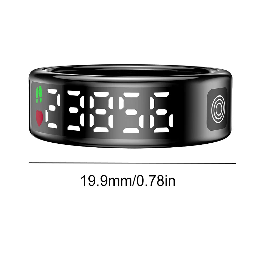 New RS08 Smart Ring 5ATM Waterproof Health Monitor Heart Rate Blood Oxygen Sleep Monitoring Sleep Ring for Men Women for Xiaomi