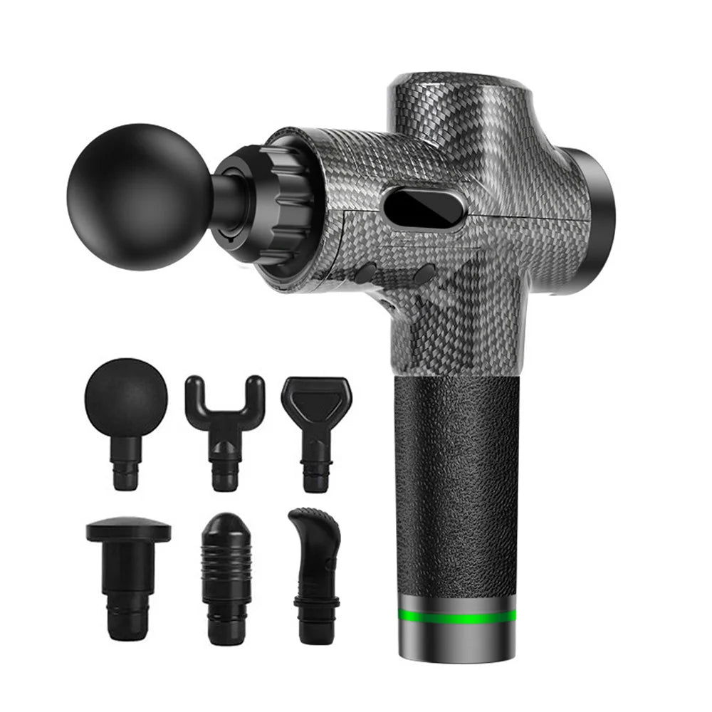 Brushless Motor Massage Gun - Deep Tissue Therapy for Gym, Yoga & Post-Workout Muscle Recovery