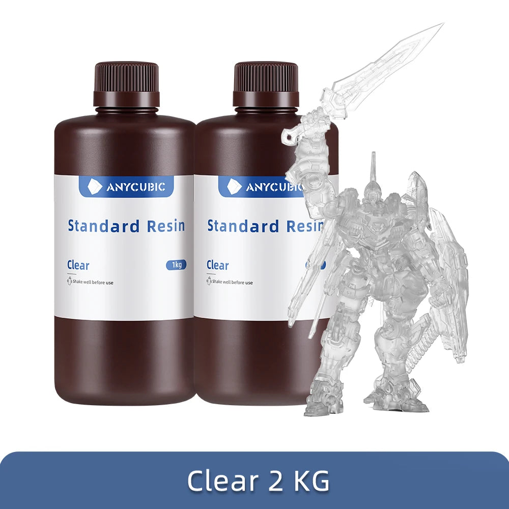 UV Resin for 3D Printer, Liquid Photopolymer 405nm, Standard Resin 3D Printer, Printing Materials For LCD Photon Mono