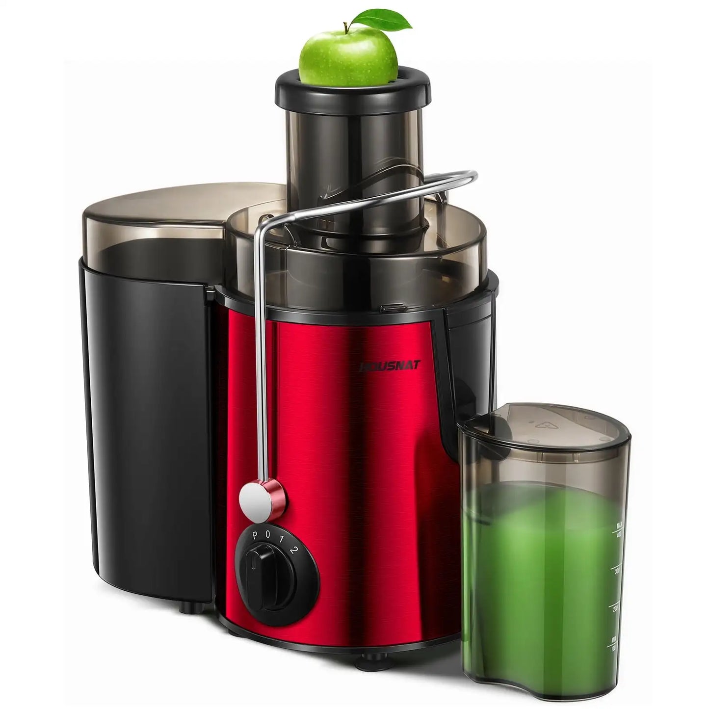 Centrifugal Juicer Machine, Wide 3” Feed Chute Juice Extractor, Fruit Juicer with Pulse Function and Multi-Speed Control