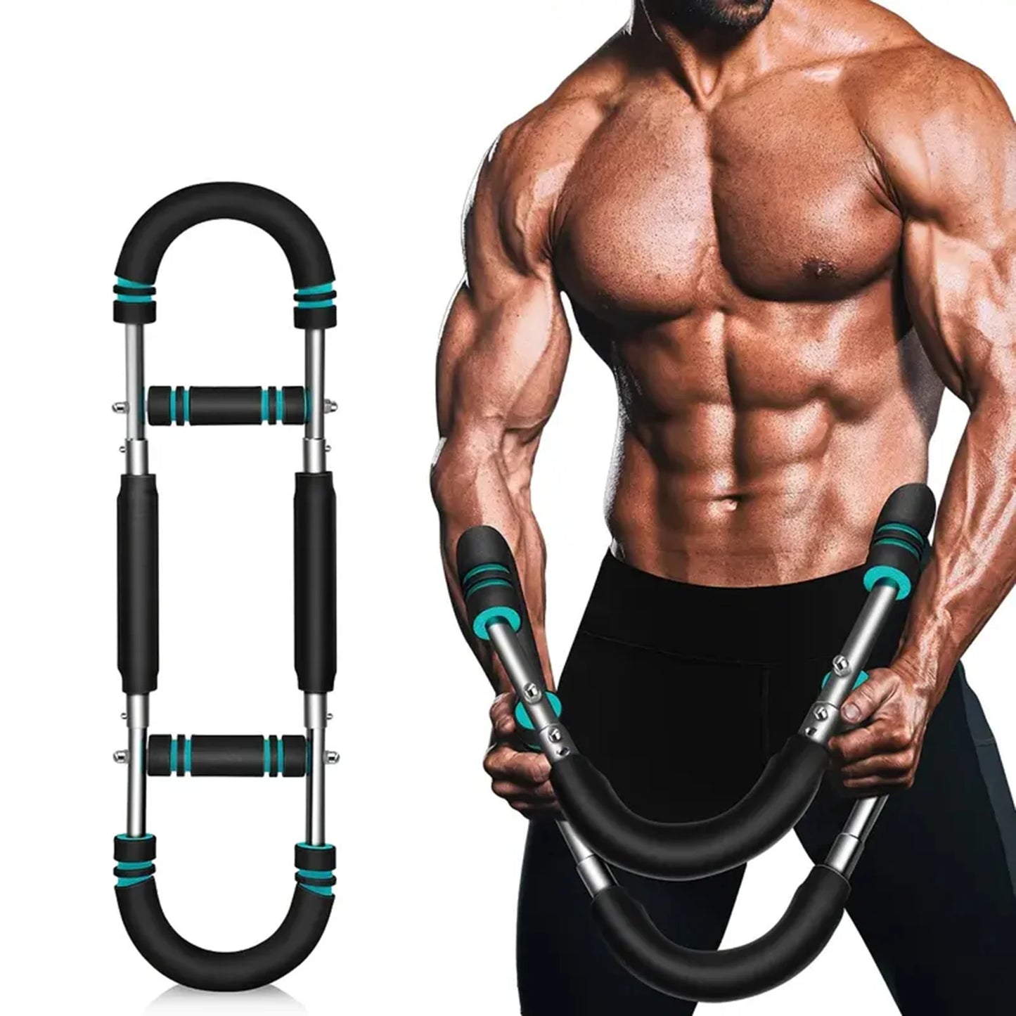 u shape Hand Gripper, Twister Arm, Trainer Power, Twister Bar Fitness Equipment for Men and Women Home Workout