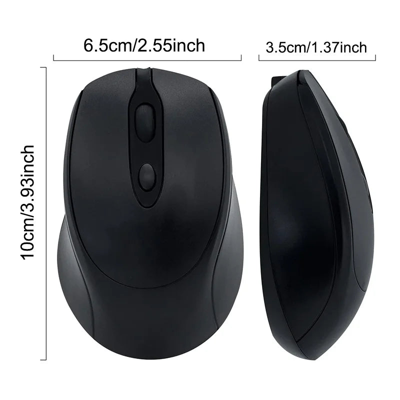 Wireless Mouse, Rechargeable Dual-mode Mouse, Comfortable Ergonomic Design, With Usb Receiver, Portable Silent Mouse