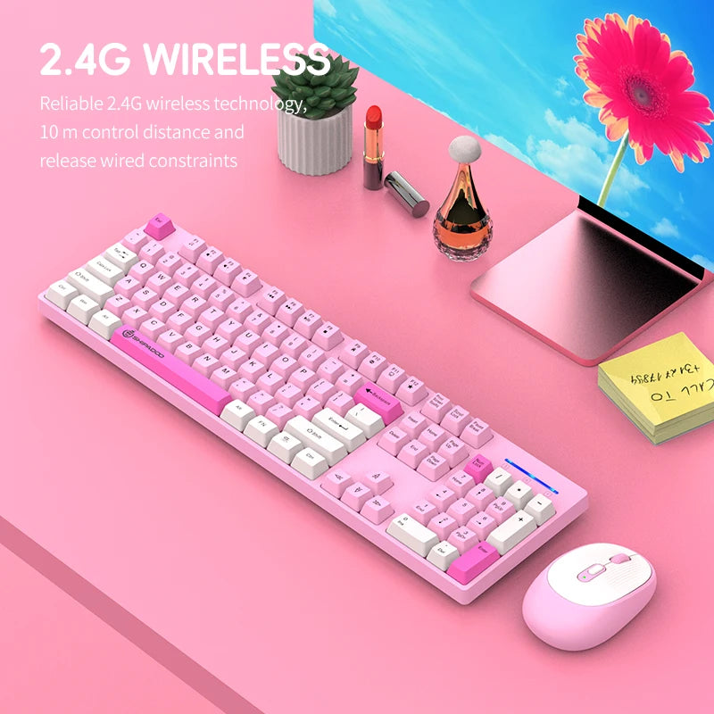 Keyboard Gaming Wireless Laptop Desktops PC Computer Office Accessories Free wireless mouse With Numpad