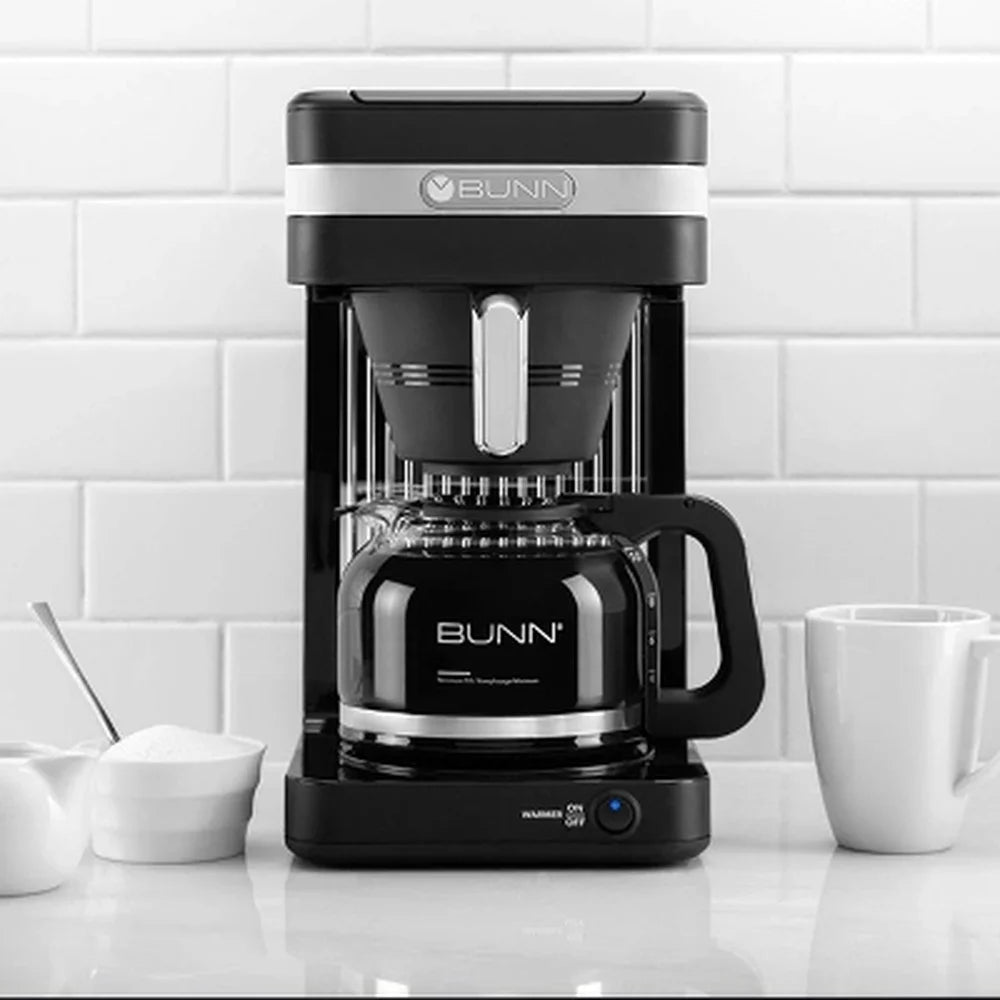 10-Cup Electric Coffee Maker Drip Brewer 900W Paper Filter Heavyweight Design Superior Flavor Extraction Home Kitchen