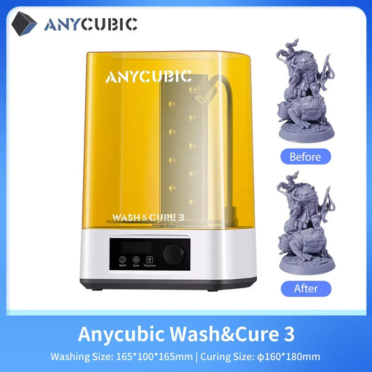 Wash & Cure 3 Curing and Washing Machine For DLP SLA LCD Resin 3D Printer For Photon Mono 4/4 ultra