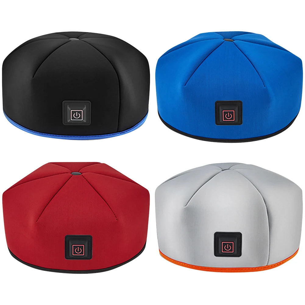 Red Light Hair Growth Cap, Hair Growth Hat Rechargeable Red Light Therapy Cap Hair Regrowth Beanie for Men Women