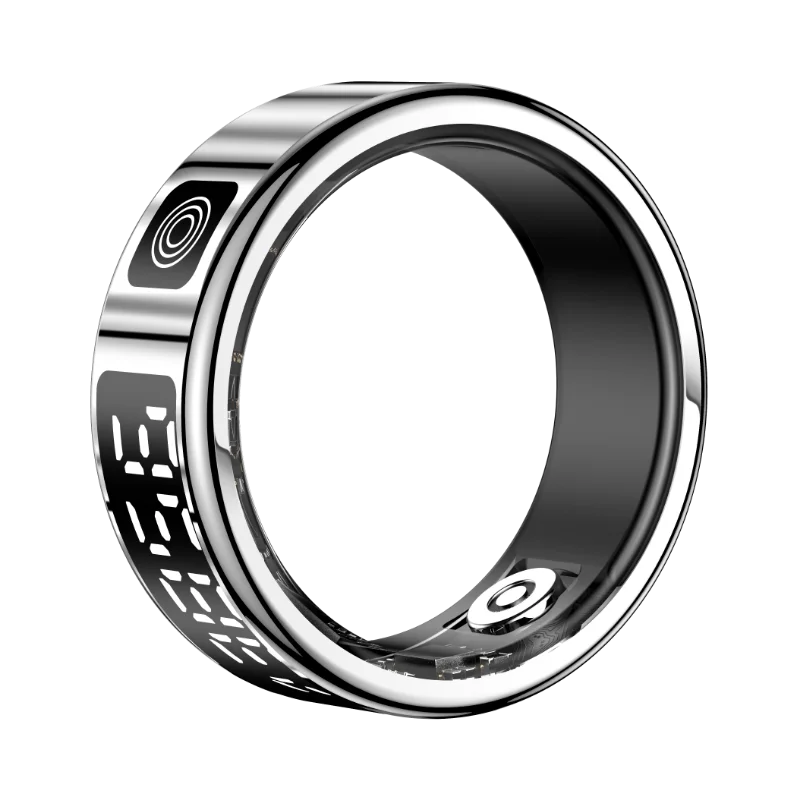 New RS08 Smart Ring 5ATM Waterproof Health Monitor Heart Rate Blood Oxygen Sleep Monitoring Sleep Ring for Men Women for Xiaomi