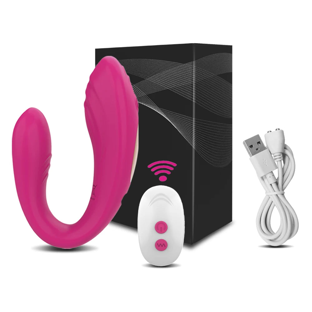 Wireless Powerful Vibrator, Sex Toy Dildo Adult Female, for Clitoris Stimulator Women Couples with Remote Control