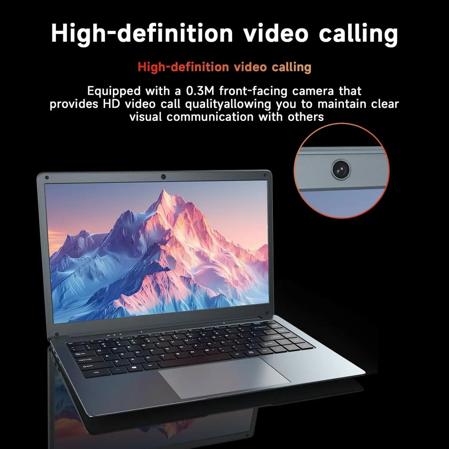 14 Inch Laptop Intel Celeron N3350 6GB RAM 64GB+256GB SSD Windows 10