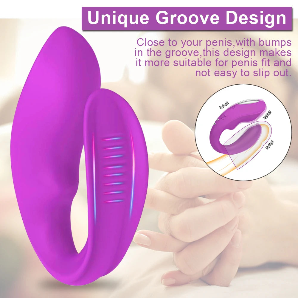 Wireless Powerful Vibrator, Sex Toy Dildo Adult Female, for Clitoris Stimulator Women Couples with Remote Control