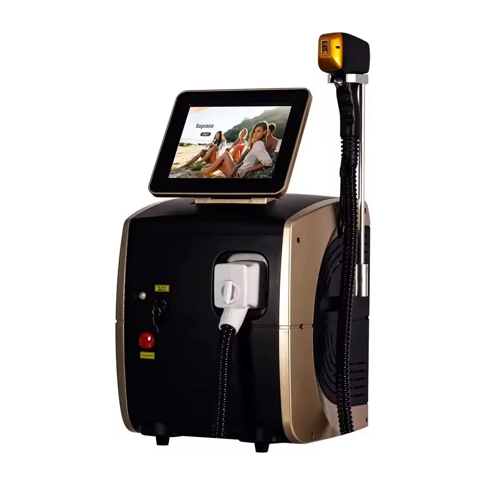 2026 emttneo Diode Laser Hair Removal Machine 4 Wavelengths Alexandrite Ice Cooling Permanent Hair Remover Salon Home Use
