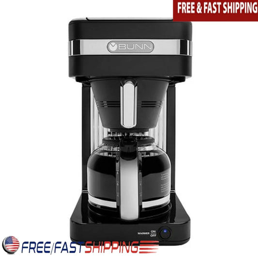 10-Cup Electric Coffee Maker Drip Brewer 900W Paper Filter Heavyweight Design Superior Flavor Extraction Home Kitchen