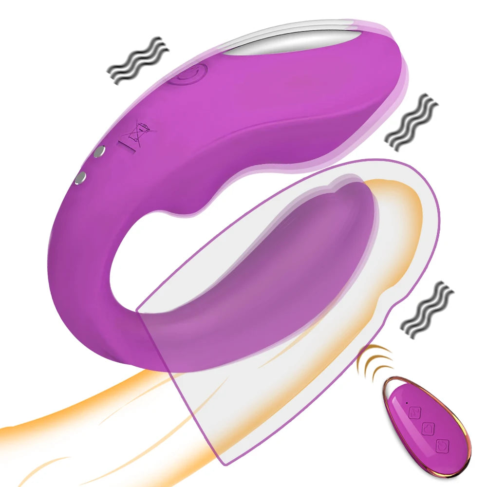 Wireless Powerful Vibrator, Sex Toy Dildo Adult Female, for Clitoris Stimulator Women Couples with Remote Control