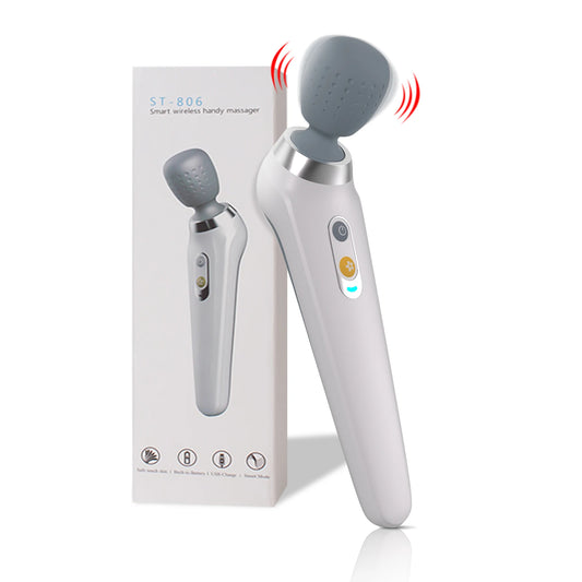 Cordless Rechargeable Vibrating Personal Massager for Women, Electric Handheld Back Massager, Powerful, Waterproof, Great Gifts