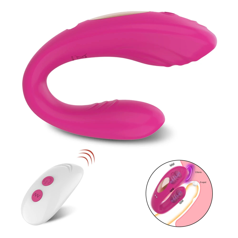 Wireless Powerful Vibrator, Sex Toy Dildo Adult Female, for Clitoris Stimulator Women Couples with Remote Control