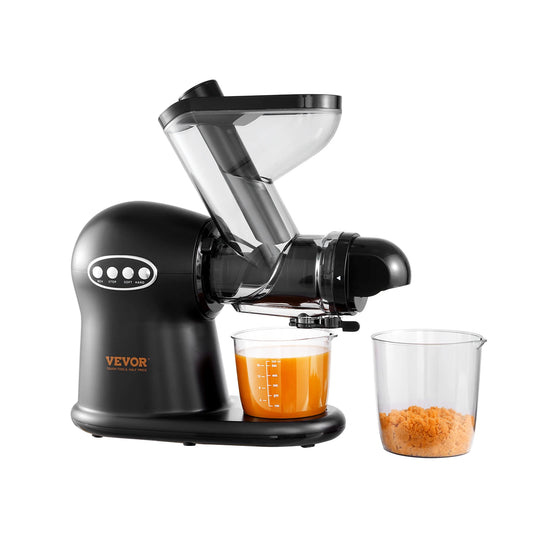 Slow Masticating Juicer 2-Speed Mode Cold Press Juicer Machine with Reverse Function Quiet Motor Slow Juicer Juice
