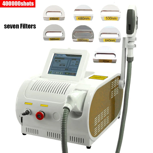 Opt  Lpl Laser Hair,   480/530/590/640/690/750/808nm Permanent, Painless, Skin Care Rejuvenation, Beauty Instrument