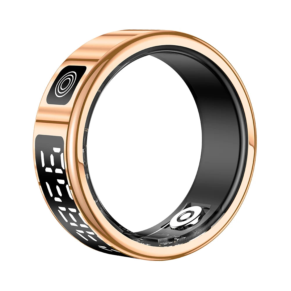 New RS08 Smart Ring 5ATM Waterproof Health Monitor Heart Rate Blood Oxygen Sleep Monitoring Sleep Ring for Men Women for Xiaomi