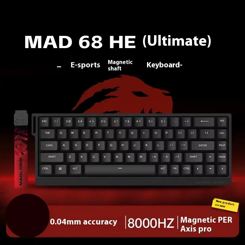 Magnetic Switch Keyboard Wired Gaming Keyboard Hot Swap Rapid Trigger Custom Keyboard PC Gamer Accessories
