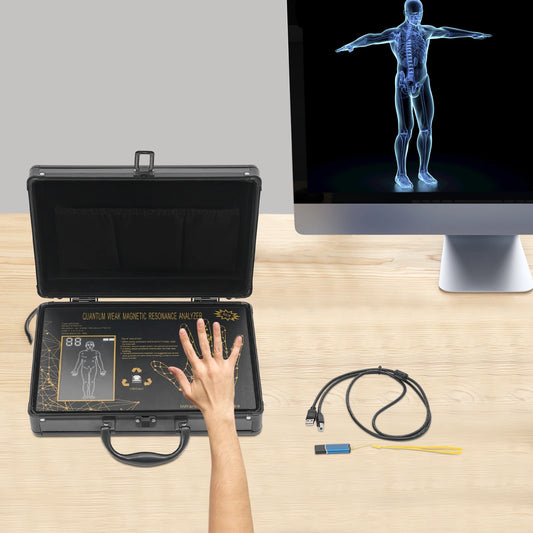 Quantum Analyzer Machine Magnetic Resonance Body Scanner Analyzer Health Detector Palm Touch Full Body Analysis Sub-Health Test