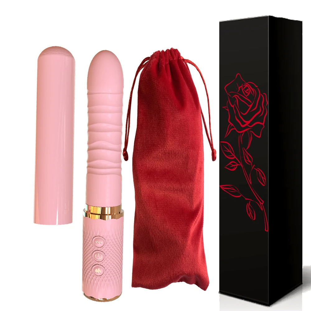 Dual motor, Realistic Thrusting Dildo, Vibrator With Heating,10 mode Sex Toys  Vibrator Clitoral Stimulator For Anal Stimulation