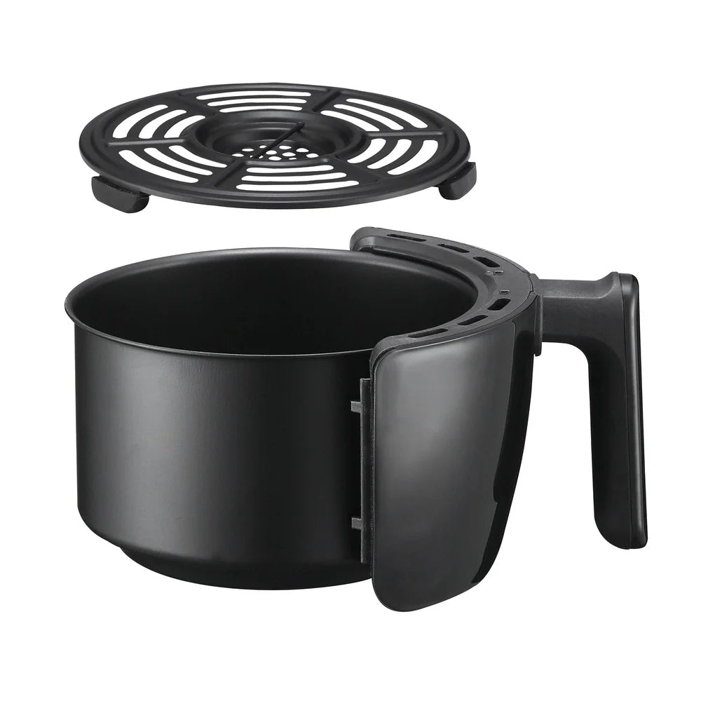 Compact 2Qt Air Fryer Healthy Cooking with Adjustable Temp Time Control Non-Stick Pan Fast Cooking Guilt-Free Frying Easy