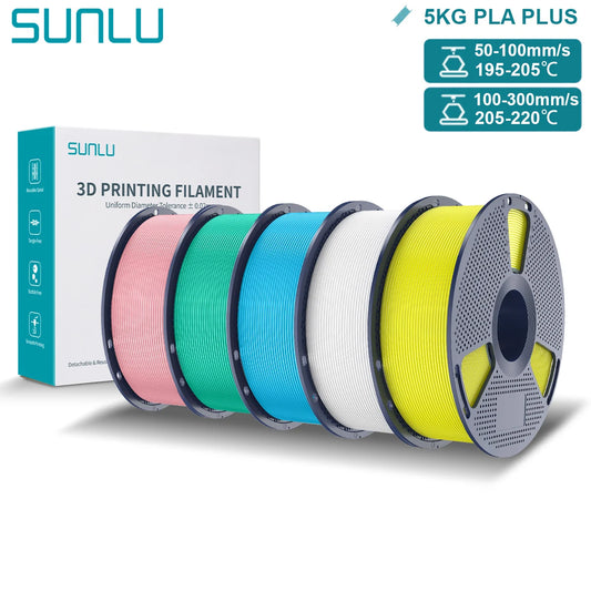 Pla Plus 3D Filament 1.75mm Good Toughness Multicolor Neatly Wound PLA+ Filaments for FDM 3D Printing Materials 5KG