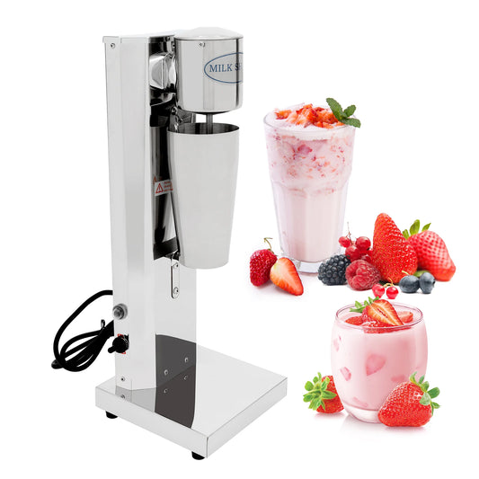 650ML Commercial Milk Shake Machine, Stainless Steel, 18000rpm Milk Cream Mixer