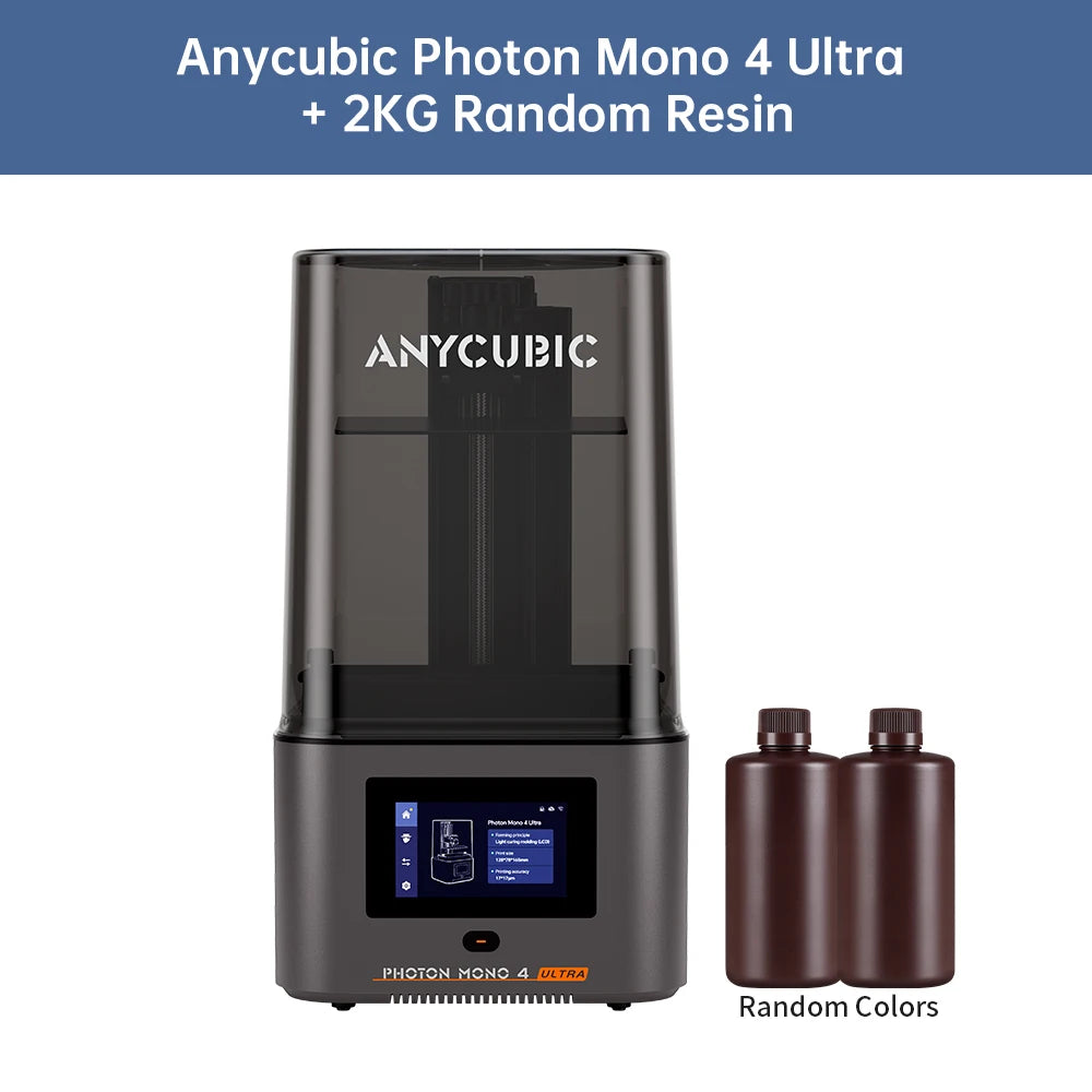 Photon Mono 4 Ultra 7 Inch 10K LCD 3D Printers High Speed UV Resin 3D Printer Printing Size  236mm*231mm*430mm 2.2L