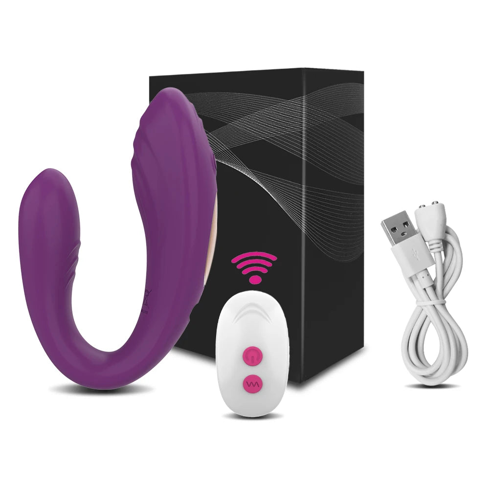 Wireless Powerful Vibrator, Sex Toy Dildo Adult Female, for Clitoris Stimulator Women Couples with Remote Control